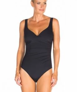 Togs Swimwear Togs Moulded Underwire One Piece Black