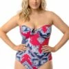 Seafolly Bandana Bay DD Cup Tie One Piece Chilli Red