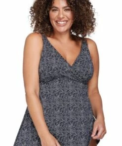 Artesands Zig Zag Delacroix Swim Dress Black