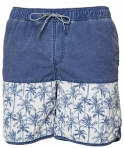 Coast Mens Marker Palm Boardshort Denim