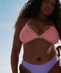 RAQ Plain 90's High Leg Brief Red -Cheap Swimweargalore Store 201804 campaign 3