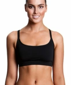 Funkita Still Black Sports Top Black -Cheap Swimweargalore Store 20967 1