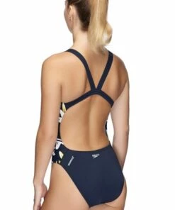 Speedo Lily Hi Leg Leaderback One Piece Navy/White -Cheap Swimweargalore Store 2231e8287.905 speedo lily hi leg leaderback one piece1