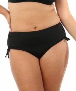 24th & Ocean Solid Adjustable High Waist Pant (18-24) Black