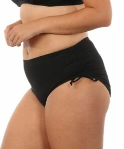 24th & Ocean Solid High Waist Pant Black -Cheap Swimweargalore Store 24otf9g695.00124th ocean solid high waist pant side 2