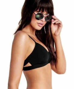 Seafolly Active Hybrid Bralette Black -Cheap Swimweargalore Store 30580 058 black 60064 black stop