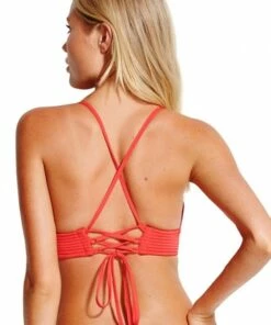 Seafolly Quilted Tri Olive -Cheap Swimweargalore Store 31005 065 40241 065 chilli12022 1