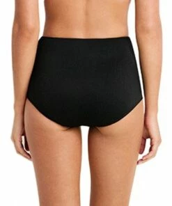 Seafolly High Waisted Pant Indigo -Cheap Swimweargalore Store 40304 065 black s3 1