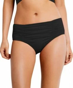 Seafolly Gathered Front Retro Pant Indigo -Cheap Swimweargalore Store 40343 065 seafolly gathered front retro pant 1