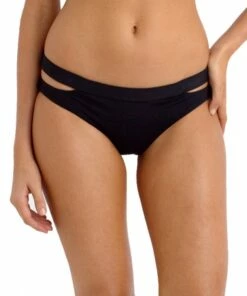 Seafolly Active Split Band Hipster Black