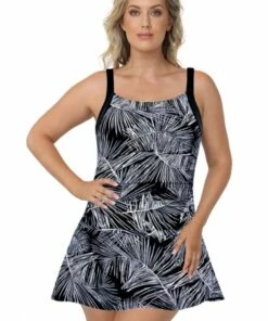 Amoena Florida Swim Dress Black/Silver