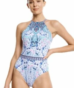 Aqua Blu Babylon Sheba One Piece White