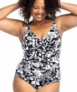 Artesands Cantata Forte Delacroix Cross Front One Piece Black