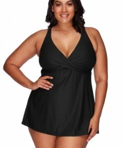 Artesands Hues Delacroix Swim Dress Black -Cheap Swimweargalore Store art1723p artesands delacroix swim dress 1 1