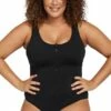 Artesands Natare Fuseli Zip Front One Piece Black