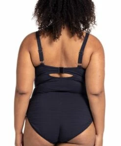 Artesands Aria Cezanne D/DD Cup Tie Front One Piece Black -Cheap Swimweargalore Store art1763ga.001 artesands aria cezanne d dd cup tie front one piece1