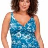 Artesands Fleur Du Champ Cross Over Tankini Separate Cerulean