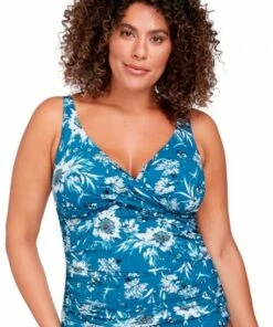 Artesands Fleur Du Champ Cross Over Tankini Separate Cerulean