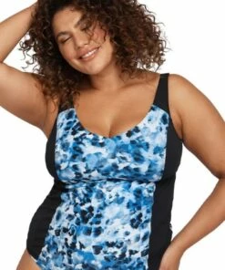 Artesands Natare Aqua Turner V Neck Tankini Separate Aqua