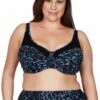 Artesands Le Blu Animale Giotto D/DD Cup Bra Blue