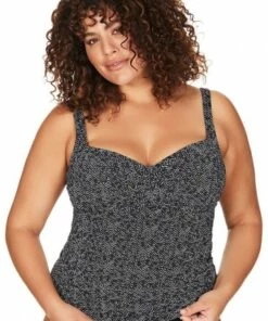 Artesands Zig Zag Boticelli Tankini Separate Black