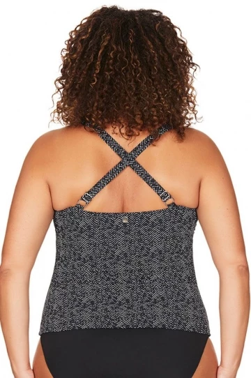 Artesands Zig Zag Boticelli Tankini Separate Black 3 Artesands Zig Zag Boticelli Tankini Separate Black - Image 3