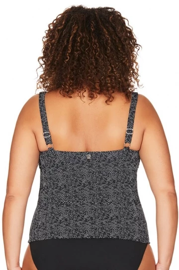 Artesands Zig Zag Boticelli Tankini Separate Black 2 Artesands Zig Zag Boticelli Tankini Separate Black - Image 2
