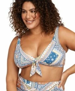 Artesands La Rambla Chagall Tie Front Bra Sapphire