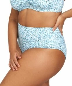 Artesands Figaro Reversible High Waist Pant Blue -Cheap Swimweargalore Store art4810fg.400 artesands figaro reversible high waist pant side1