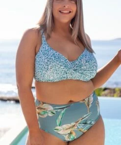 Artesands Figaro Reversible High Waist Pant Blue -Cheap Swimweargalore Store art4810fg.400 figaro reversible high waist pant