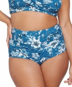 Artesands Fleur Du Champ High Waist Pant Cerulean