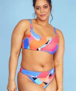 Seafolly Arthouse Banded Hi Rise Pant Chilli Red -Cheap Swimweargalore Store arthouse studio 1