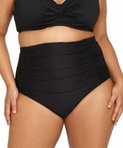 Artesands Hues Raphael High Waist Rouched Pant Black