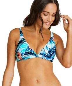 Baku Curacao Longline Bra White