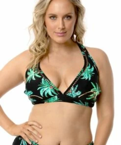Baku Tahiti E/F Cup Underwire Bra Black -Cheap Swimweargalore Store bakb074tah baku tahiti e f underwire bra front 1