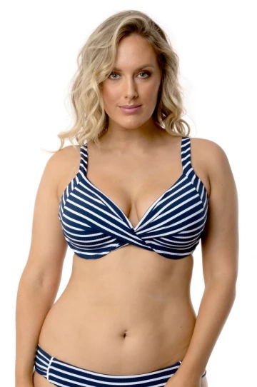 Baku Portofino D/DD Cup Moulded Bra Navy/White 1 Baku Portofino D/DD Cup Moulded Bra Navy/White