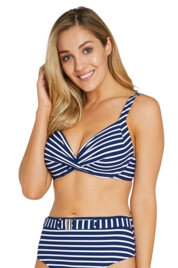 Baku Portofino D/DD Cup Moulded Bra Navy/White 3 Baku Portofino D/DD Cup Moulded Bra Navy/White - Image 3