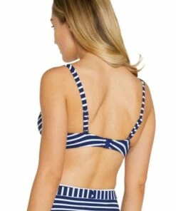 Baku Portofino D/DD Cup Moulded Bra Navy/White 7 Baku Portofino D/DD Cup Moulded Bra Navy/White -Cheap Swimweargalore Store bakb077pof.910 baku portofino d dd cup moulded bra back