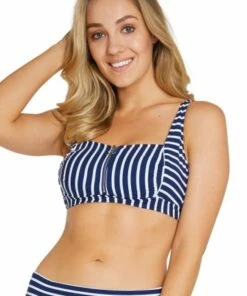 Baku Portofino E/F Cup Square Bralette Navy/White