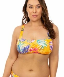 Baku Maldives B/D Cup Square Bralette Honey
