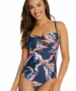 Baku Dominica D/DD Cup Bandeau One Piece Steel 6 Baku Dominica D/DD Cup Bandeau One Piece Steel -Cheap Swimweargalore Store bakm757dombaku dominica ddd cup bandeau one piece