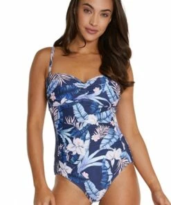 Baku Kokomo D/DD Cup Bandeau One Piece Midnight