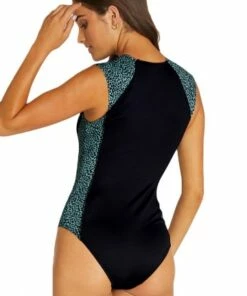 Baku Zafari Cap Sleeve Sunsuit Ivory -Cheap Swimweargalore Store bakm816zaf.301 baku zafari cap sleeve sunsuit1 1