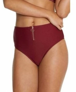 Baku Ribtide Rio Cut High Waist Pant Currant