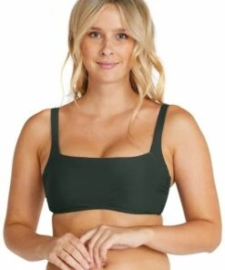 Baku Rococco D/DD Cup Square Bralette Olive