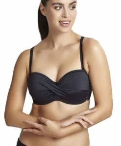 Panache Anya Riva E Cup Bandeau Black -Cheap Swimweargalore Store bandeau2