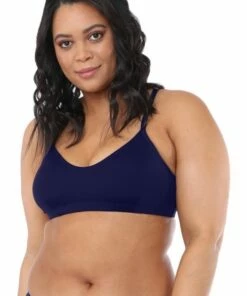 BASE Swim Sports Crop Black -Cheap Swimweargalore Store bas001 sports crop navy f v2 1