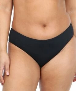 BASE Swim Plain Mid Pant Black -Cheap Swimweargalore Store bas102 001 base swim plain mid pant black f 1