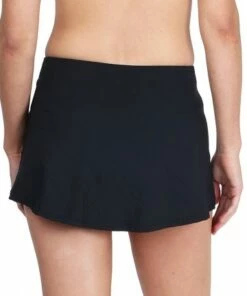 BASE Swim Plain Skirted Pant Black -Cheap Swimweargalore Store bas106 001 base swim plain skirted pant b 2