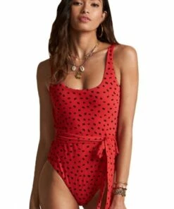 Billabong Sincerely Jules Rio Rain One Piece Rio Red